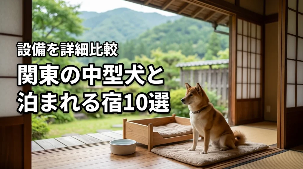 【厳選】関東の中型犬と泊まれる宿10選！ドッグランや食事同伴など設備も詳しく比較