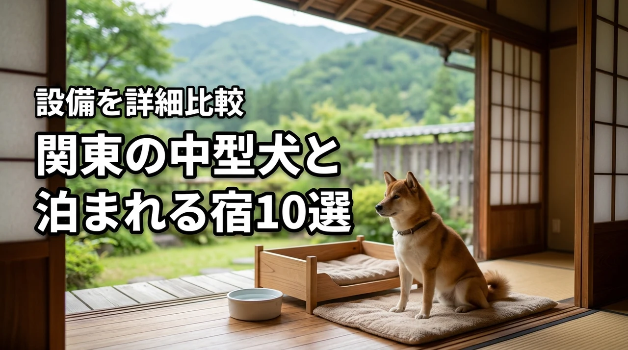 【厳選】関東の中型犬と泊まれる宿10選！ドッグランや食事同伴など設備も詳しく比較