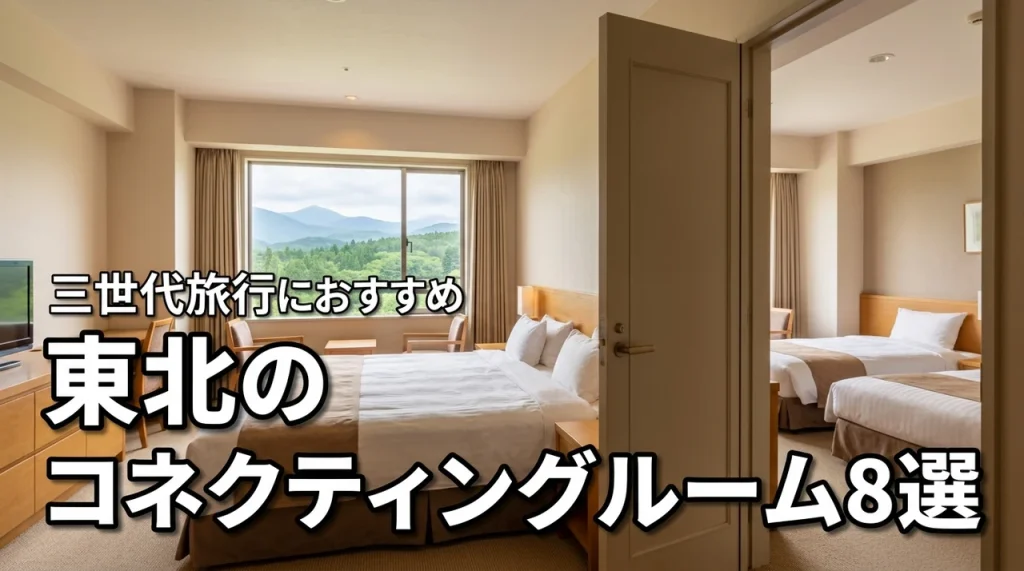 三世代旅行で泊まりたい！東北のコネクティングルームおすすめ8選