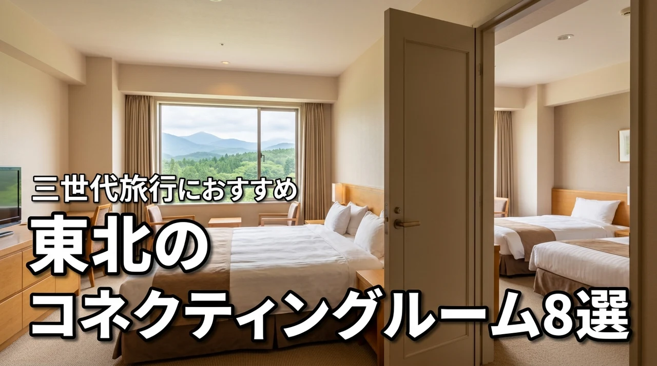 三世代旅行で泊まりたい！東北のコネクティングルームおすすめ8選